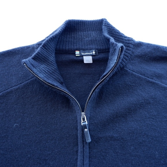 Smartwool Mens Kiva Ridge Half Zip Sweater Size XL Black Merino Wool Blend - Picture 3 of 9